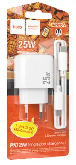 Kit Carga Tipo C 25w Hoco Cdc4542