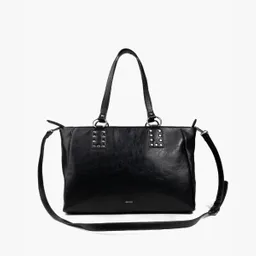 Cartera Tote Argollas Negro