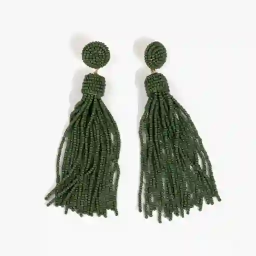 Aros Fiesta Tassel Verde