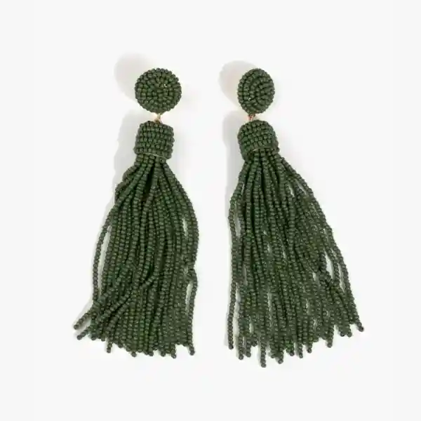 Aros Fiesta Tassel Verde