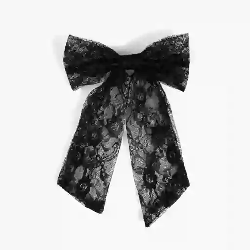 Pinche Cinta Grande Encaje Negro