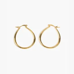 Aros Argollas Giradas Dorado
