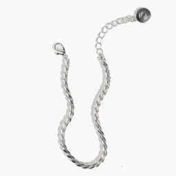 Pulsera Trenza Plateado