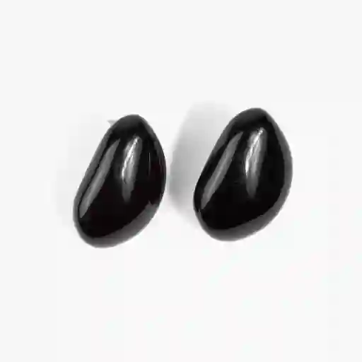 Aros Piedra Negro
