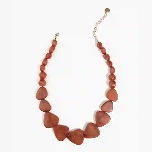 Collar Piedras Irregulares Terracota