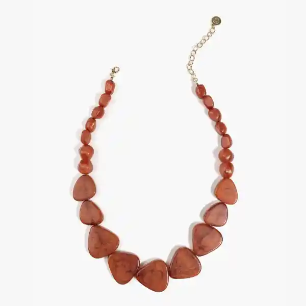 Collar Piedras Irregulares Terracota