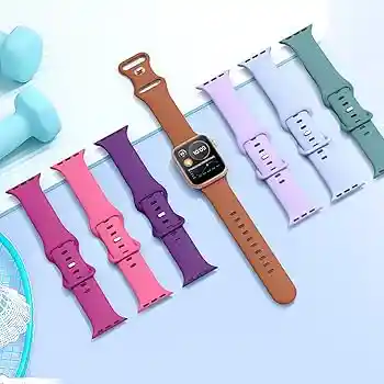 Correa Apple Watch 42/44/45/49 Mm Colores Claros
