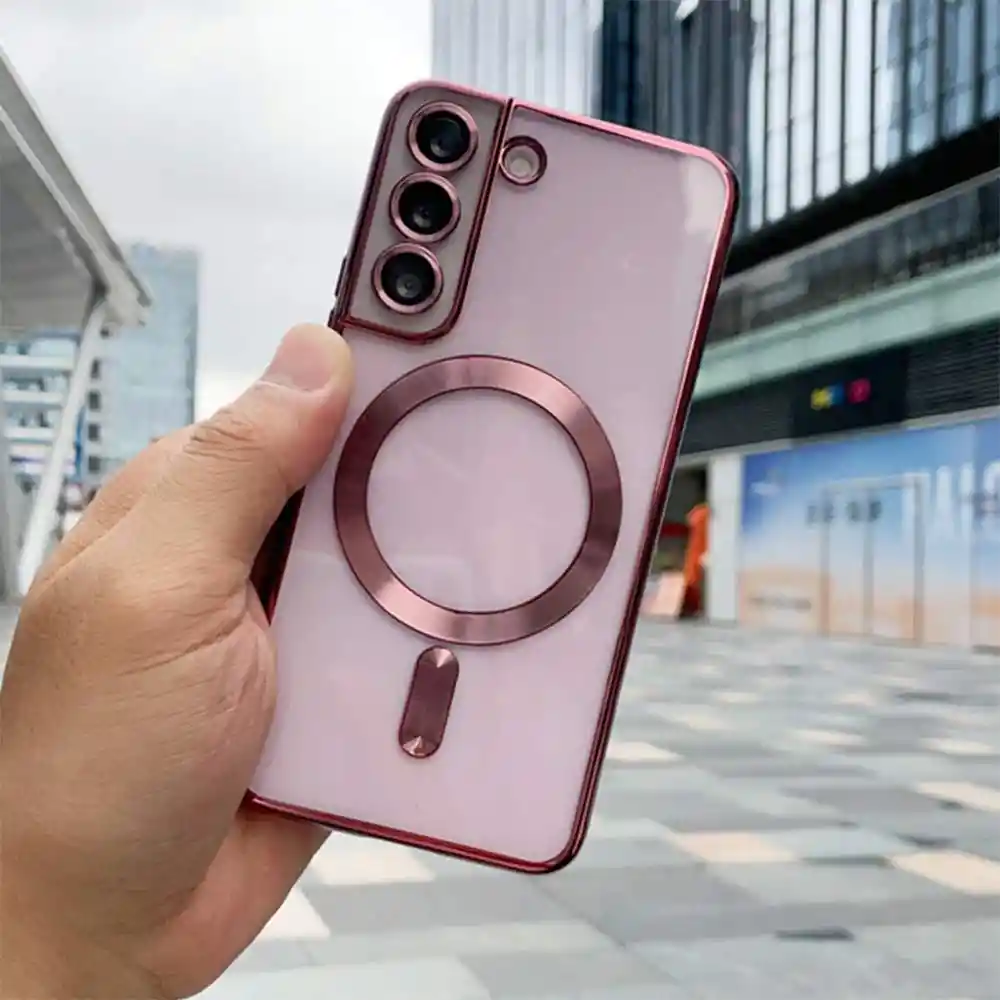 Carcasa Samsung S24 Fe Magsafe Con Borde De Color