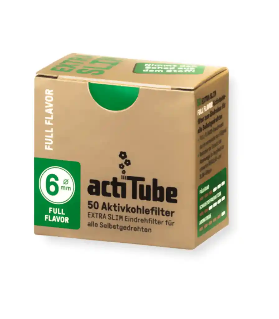 Filtros Purificadores Actitube Slim 6mm 50u