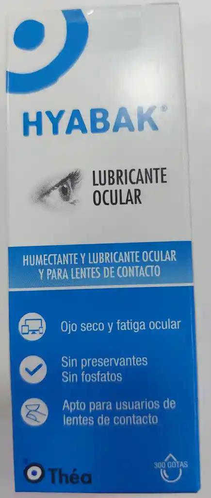 Hyabak Gotas Oftálmicas X 10 Ml