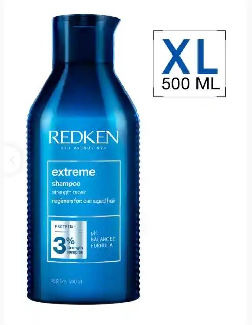 Shampoo Redken Extreme 500ml Fortalece Y Repara El Cabello Dañado