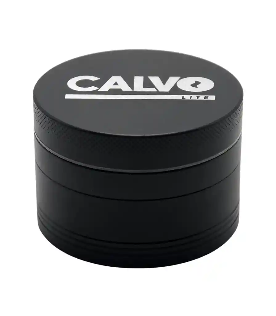 Moledor Negro Calvo Glass Lite Aluminio 63mm