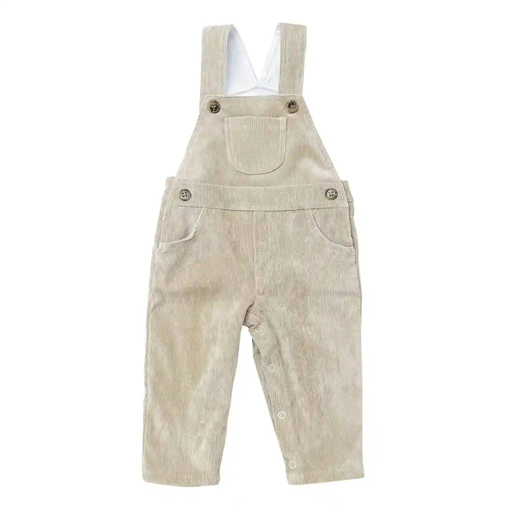 Warmi Jardinera Ignacio Cotele Beige 3/6 Meses