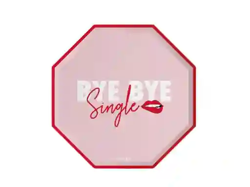 Plato Bye Single Hexagonal - 6 Unidades