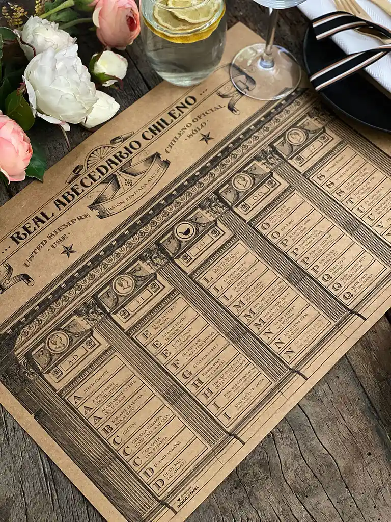 Individual Kraft · Abecedario Chileno