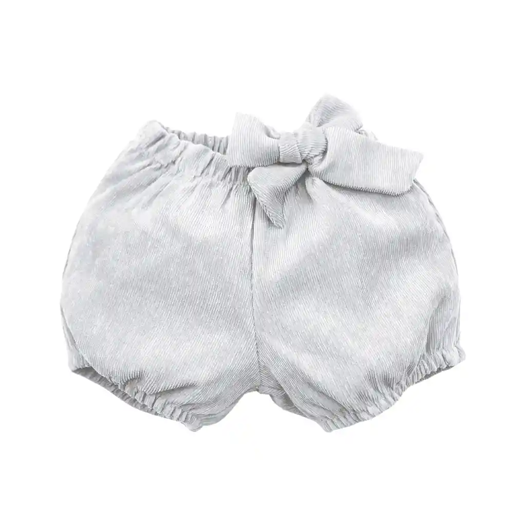 Warmi Short Alba Cotele Gris Plata 2 Años