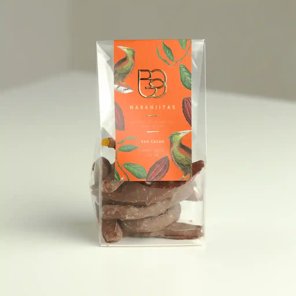 Naranjitas Con Chocolate 55% Cacao 100 Grs