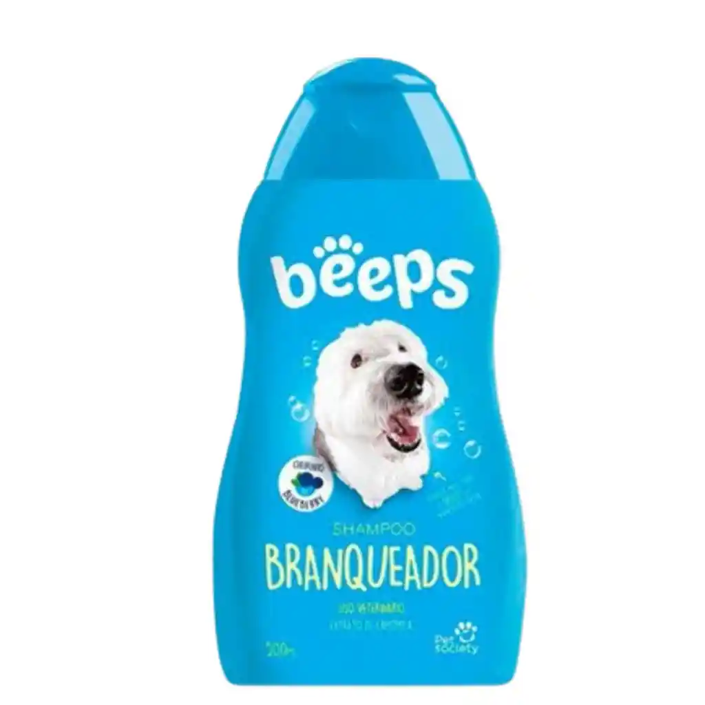 Beeps, Shampoo Blanqueador, Fragancia Blueberry (502 Ml)