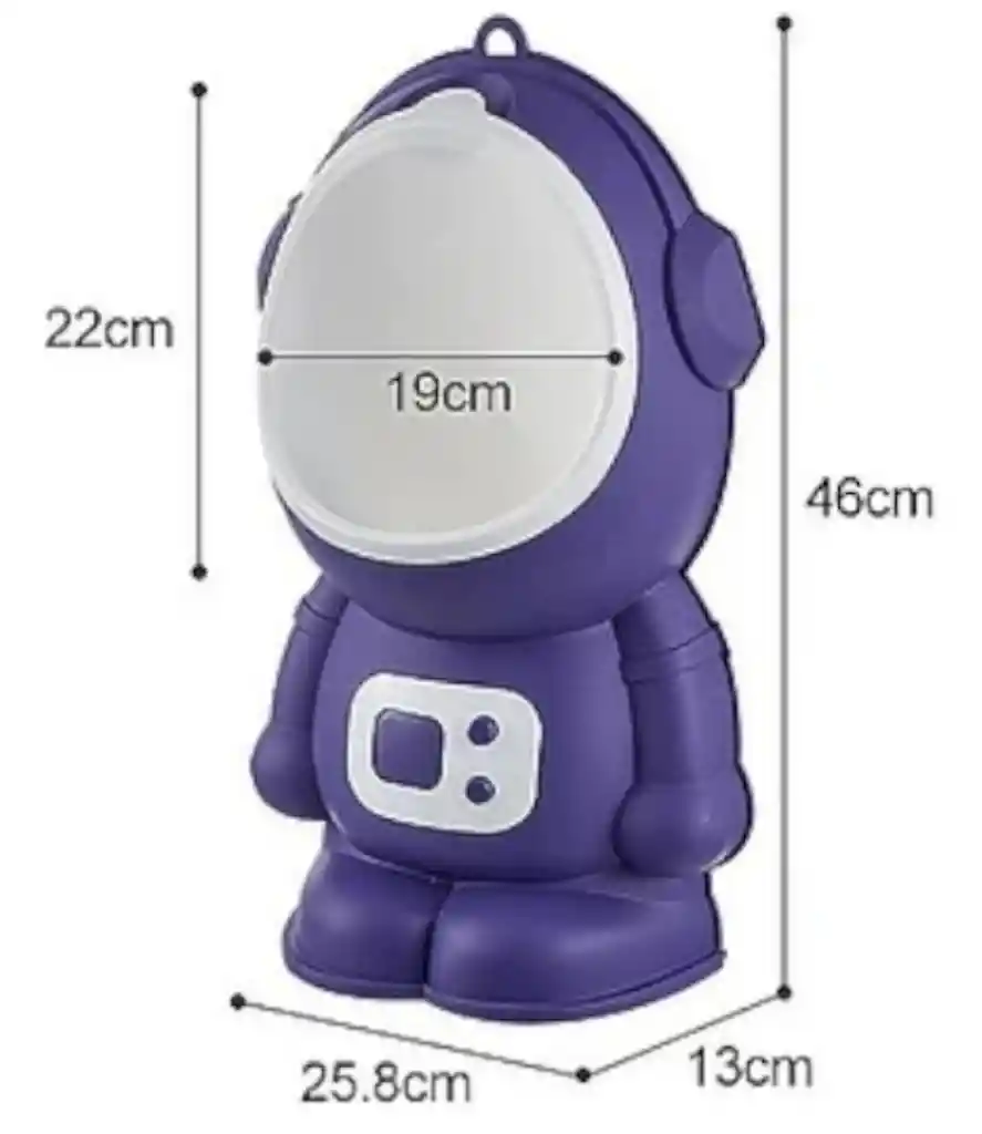 Urinario Infantil Portatil De Entrenamiento Para Niños Astronauta