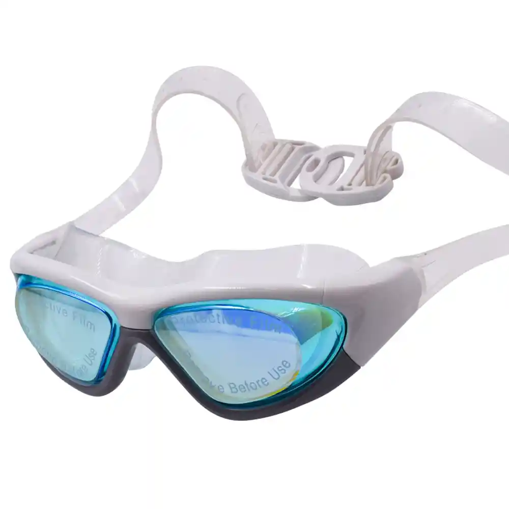 Lentes De Natación Adulto Jg9110 Antifog Phoenix Blanco