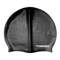 Gorro De Natación 100% Silicona Torpedo Negro