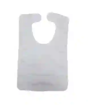 Babero Blanco Impermeable.