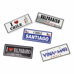 Imanes Recuerdo Chile Para Refrigerador