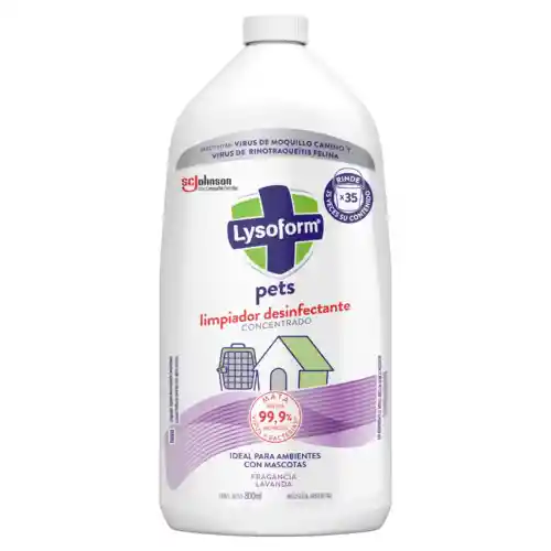 Lysoform Pets Limpiador Concentrado 800 Ml