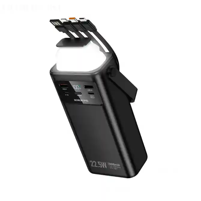 Batería Externa Para Móvil Borofone Bj65a 50,000 Mah Con Linterna 