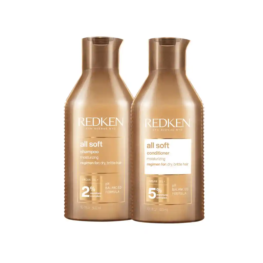Pack All Soft Redken Shampoo + Acondicionador 300 Ml