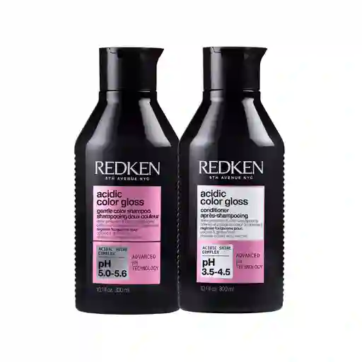 Pack Acidic Color Gloss Redken Shampoo + Acondicionador 300 Ml