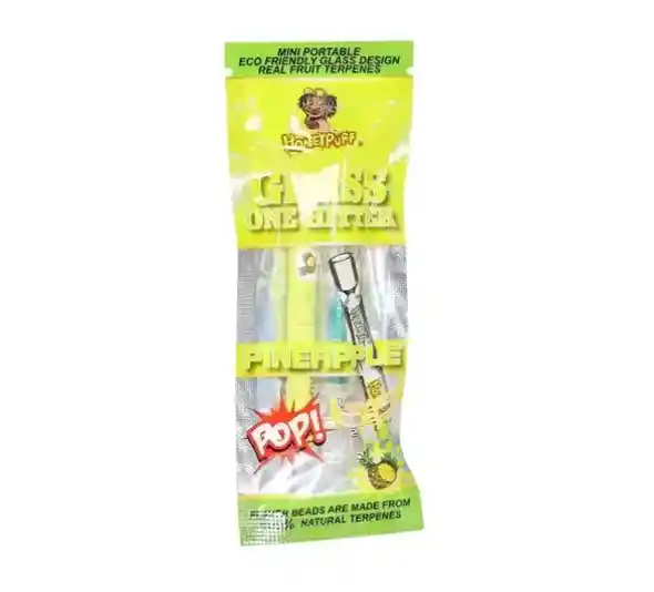 Pipa De Vidrio Hitter Honeypuff + Filtros Sabor Pineapple