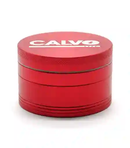 Moledor Calvo Glass Lite Aluminio 63mm (rojo)