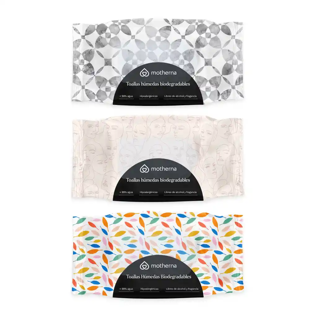 Toallitas Húmedas Motherna 60 Uns Hojas