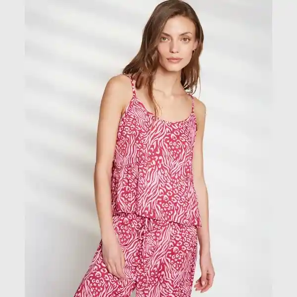 Pijama Dreamy Animal Print L Fucsia