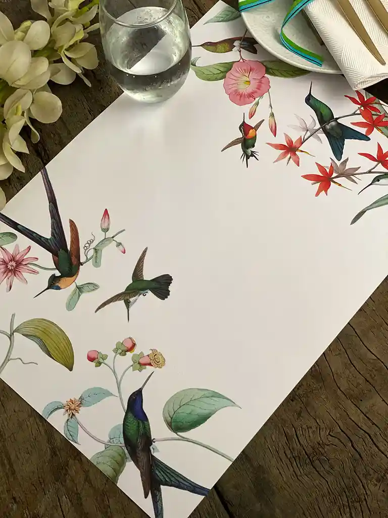 Individual Blanco · Picaflores