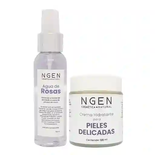 Crema Antirojez Y Agua De Rosas - Calmante E Hidratante