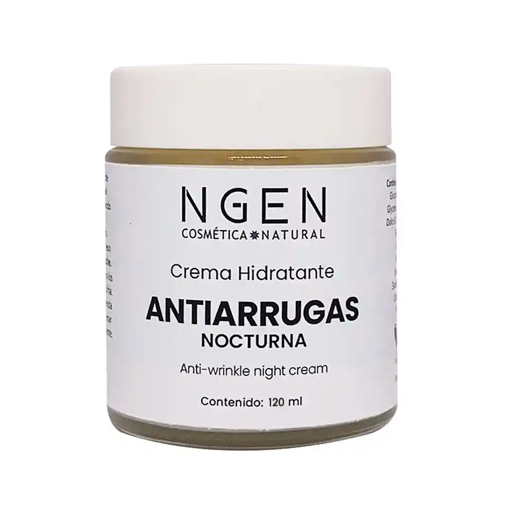 Crema Antiarrugas Nocturna Con Retinol Y Ácido Hialurónico 120 Ml.-