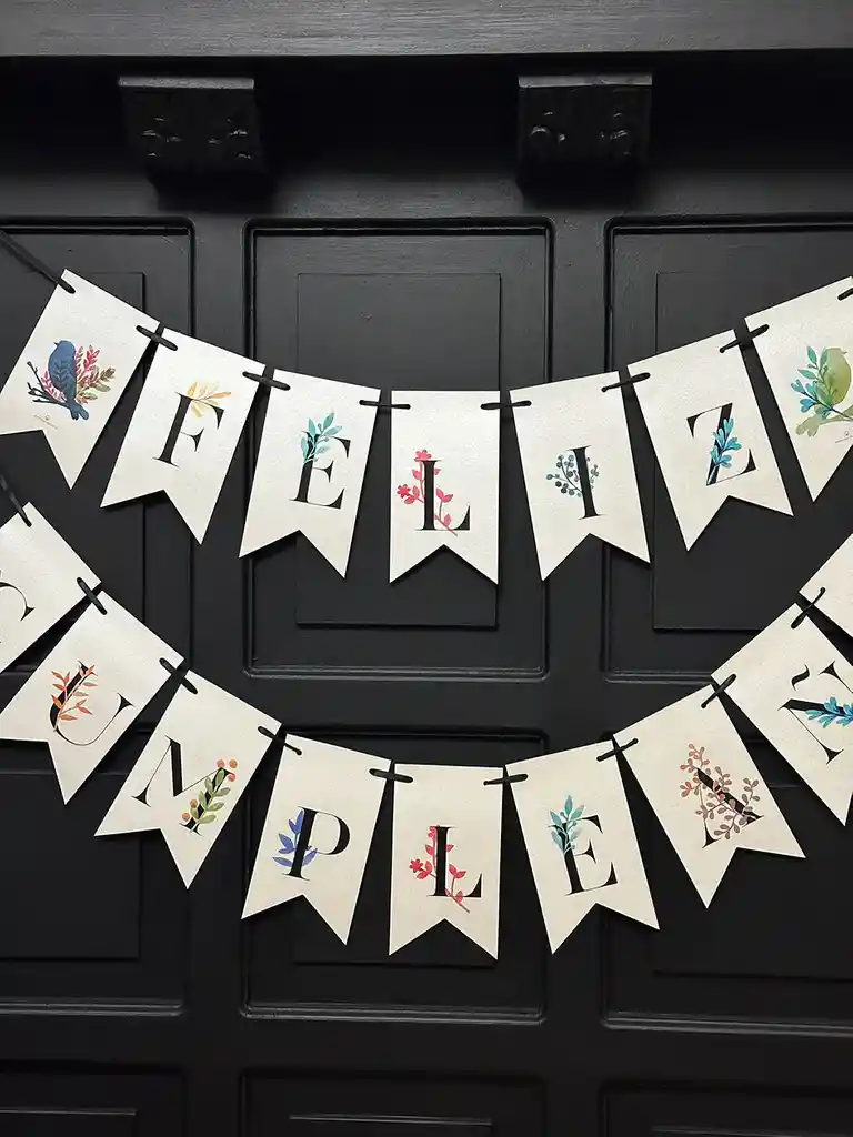 Guirnalda Pearl · Feliz Cumpleaños