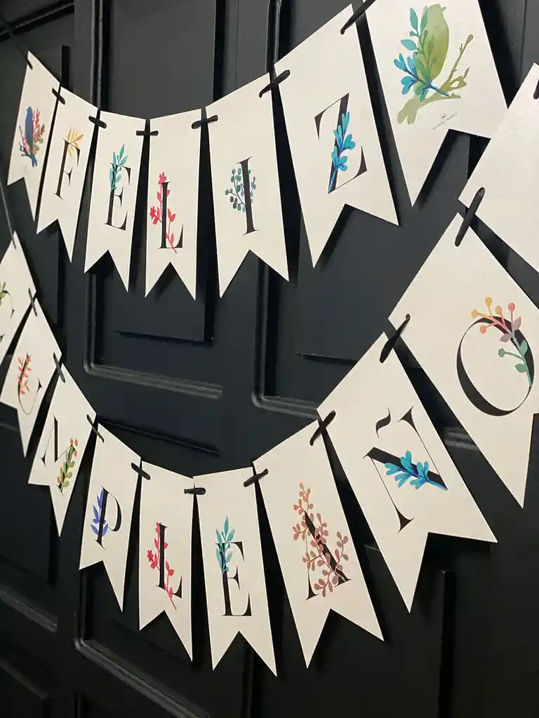 Guirnalda Pearl · Feliz Cumpleaños