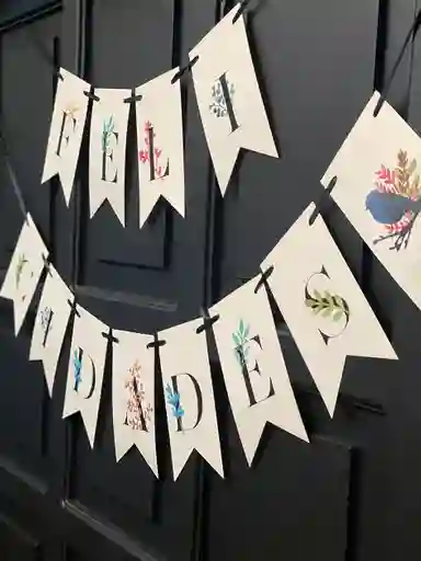 Guirnalda Pearl · Felicidades