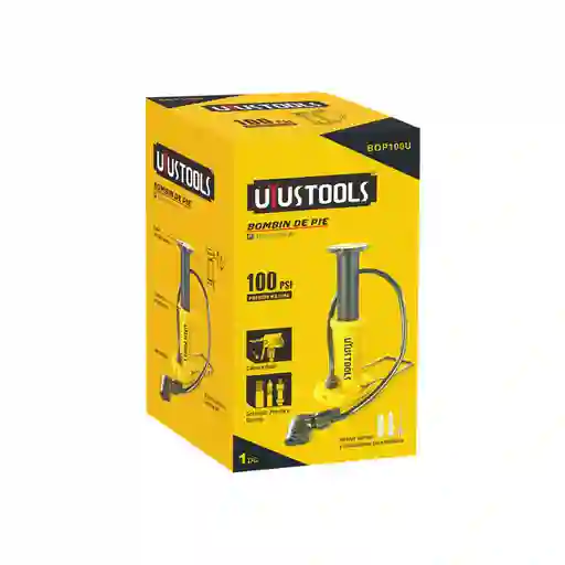 Bombin De Pie 120x460mm 100psi Uyustools