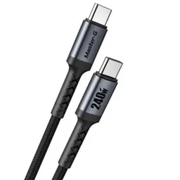 Cable De Carga Rapida Usb C A C Antinudo 240w 2m Master-g