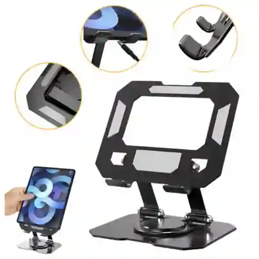 Soporte Para Tablet Ajustable 360 Metalico