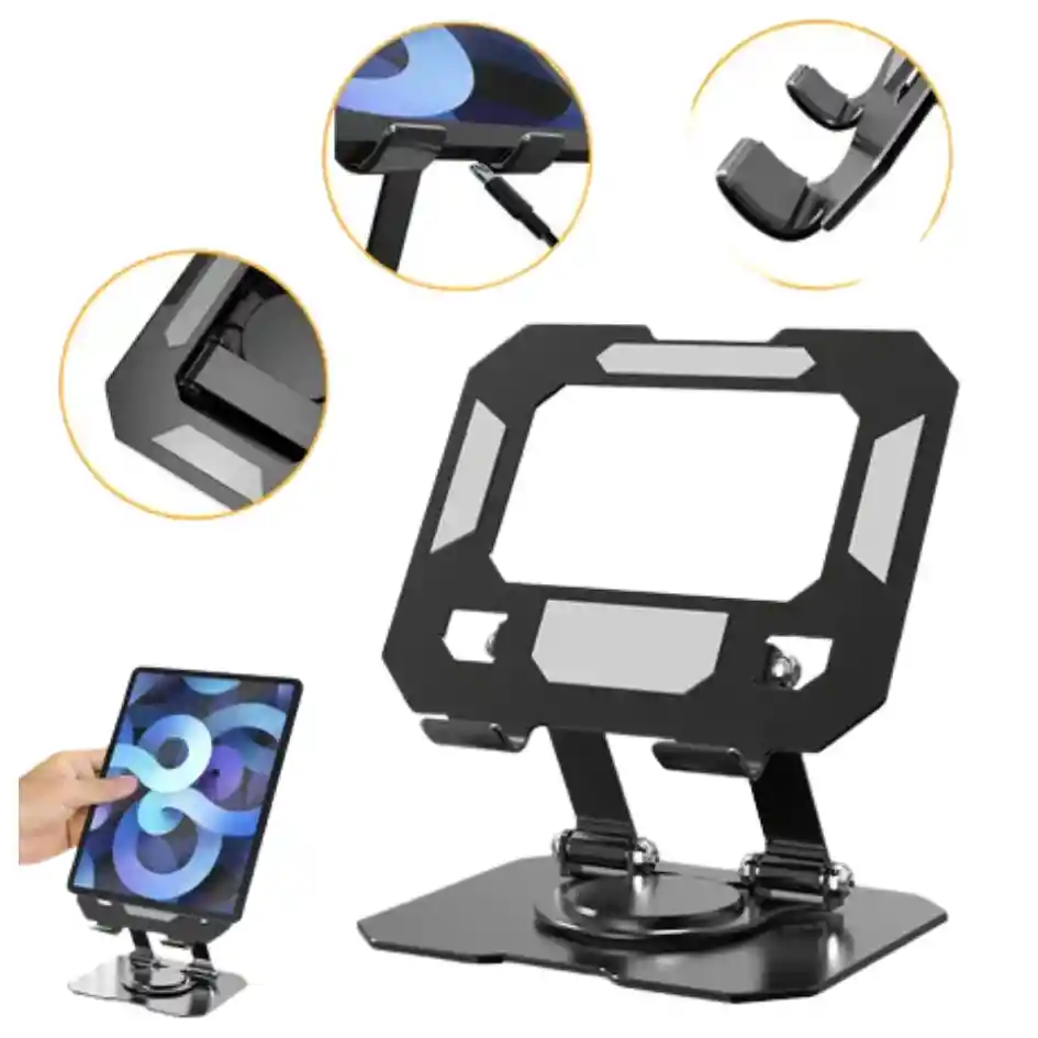 Soporte Para Tablet Ajustable 360 Metalico