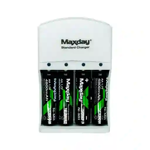 Cargador De Baterias Recargables Incluye Pilas