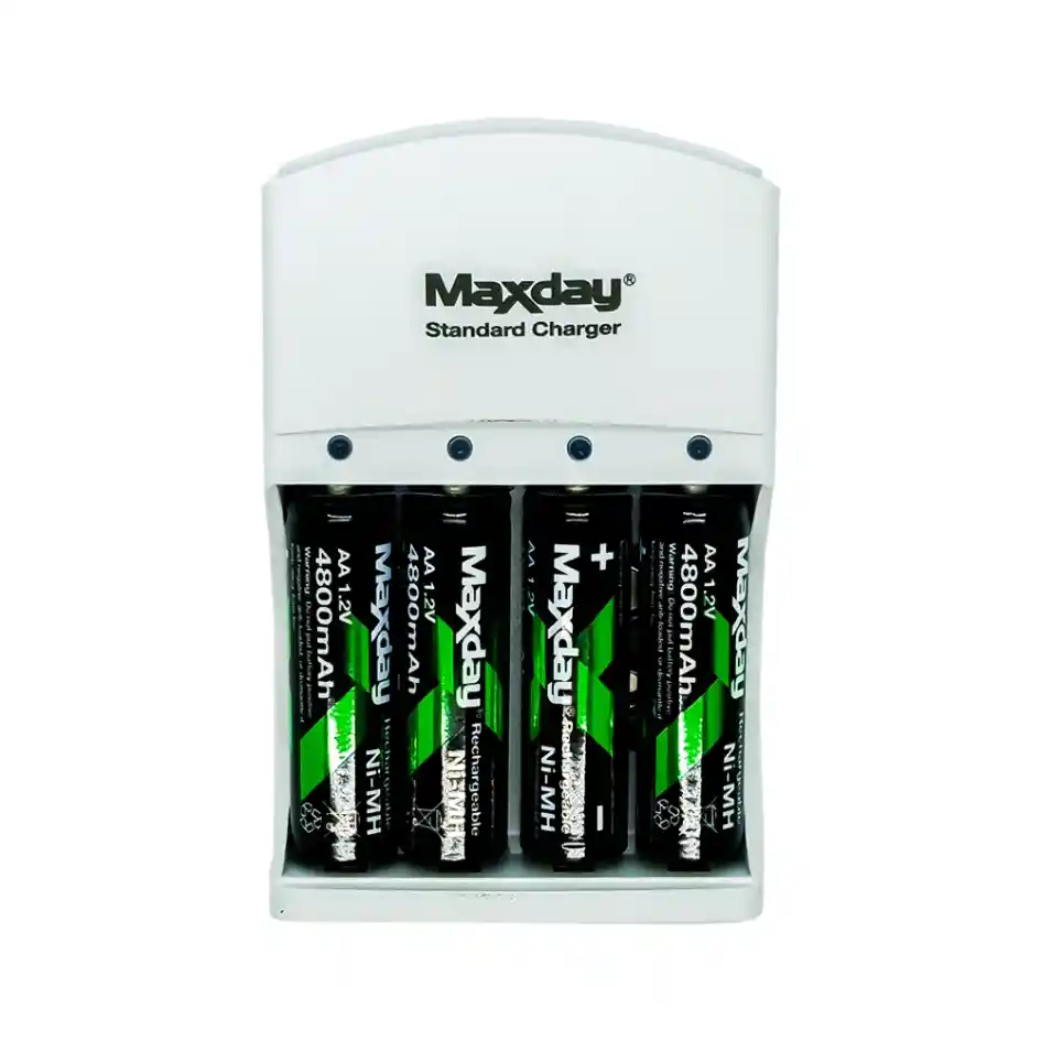 Cargador De Baterias Recargables Incluye Pilas