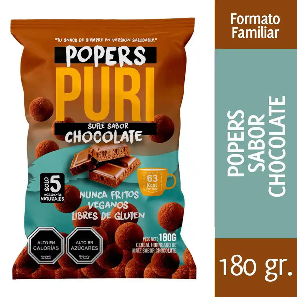 Puri Poppers Chocolate