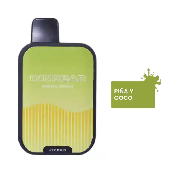Vaporizador Innobar Pineapple Coconut 7000puffs.