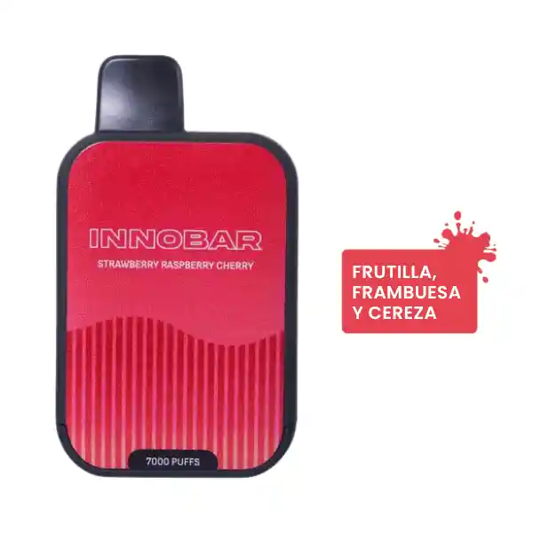 Vaporizador Innobar Strawberry Raspberry Cherry 7000puffs.